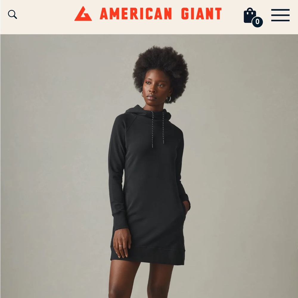 American Giant hoodie dress